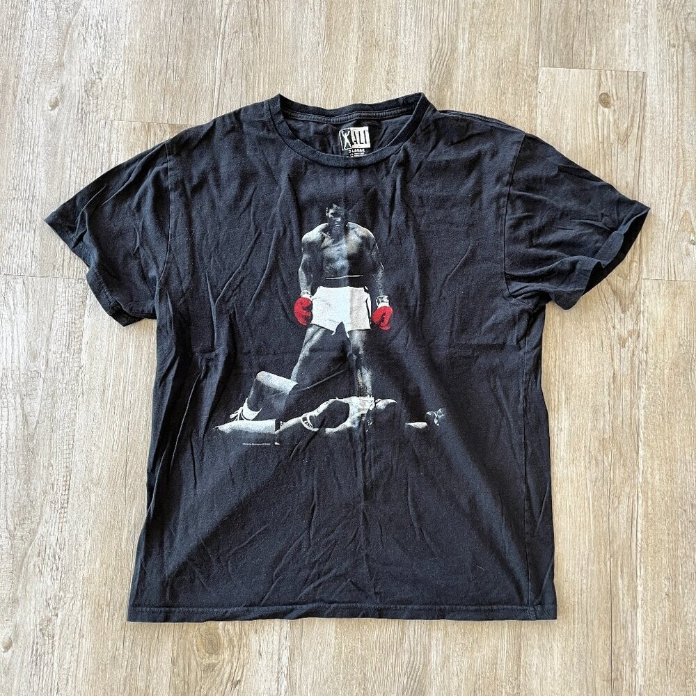 Unisex Ali Black Muhammad Ali Black Tshirt - 2XL